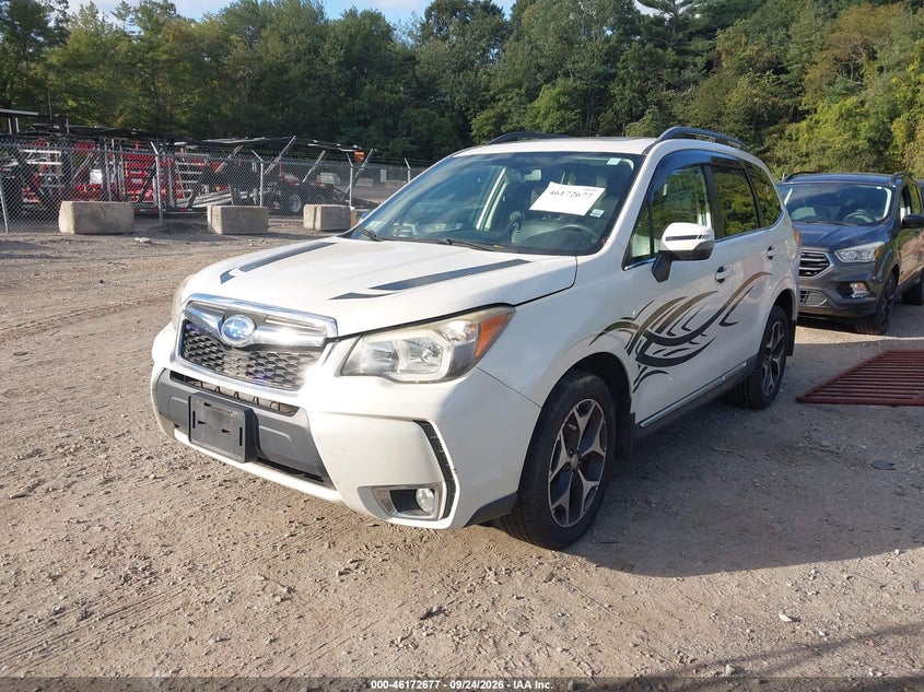 Vin: jf2sjguc5fh407617, lot: 46672520, subaru forester 2.0xt touring 20152