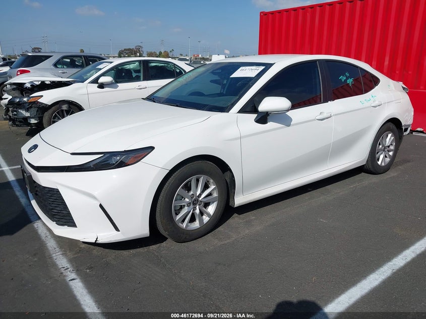 Vin: 4t1daack5su097818, lot: 46672537, toyota camry le 20252