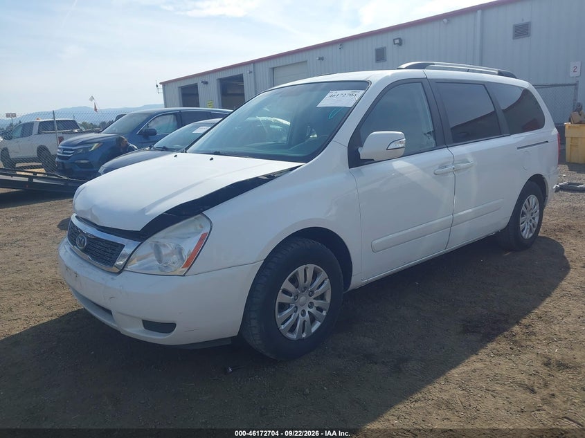 2012 Kia Sedona, Front End, IAAI, VIN KNDMG4C72C6415402 — photo 2