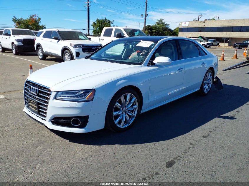 Vin: wau43afd7hn014224, lot: 46672551, audi a8 l 4.0t sport 20172