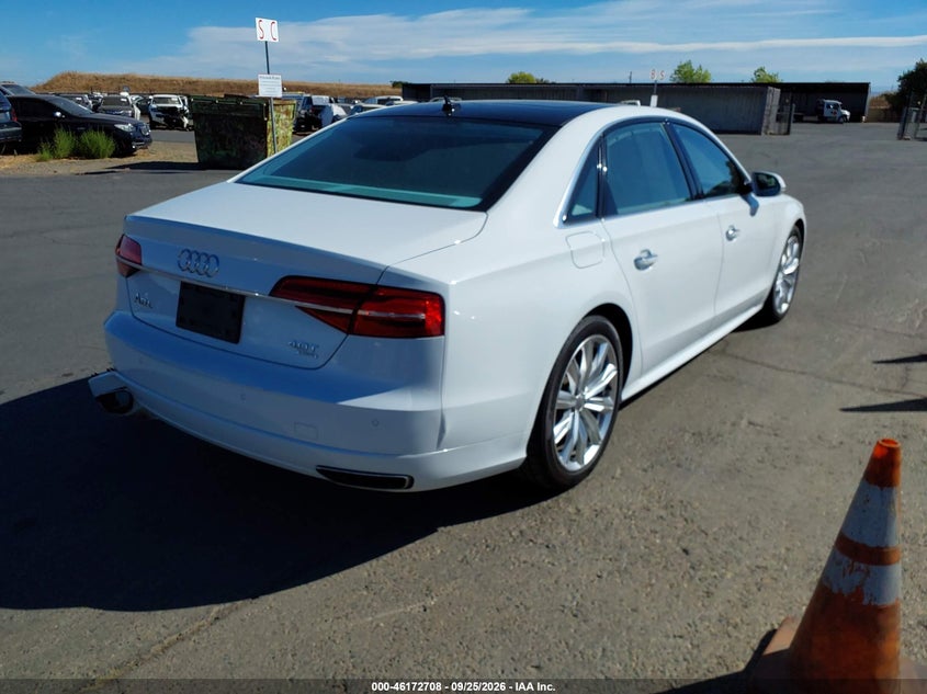Vin: wau43afd7hn014224, lot: 46672551, audi a8 l 4.0t sport 20174