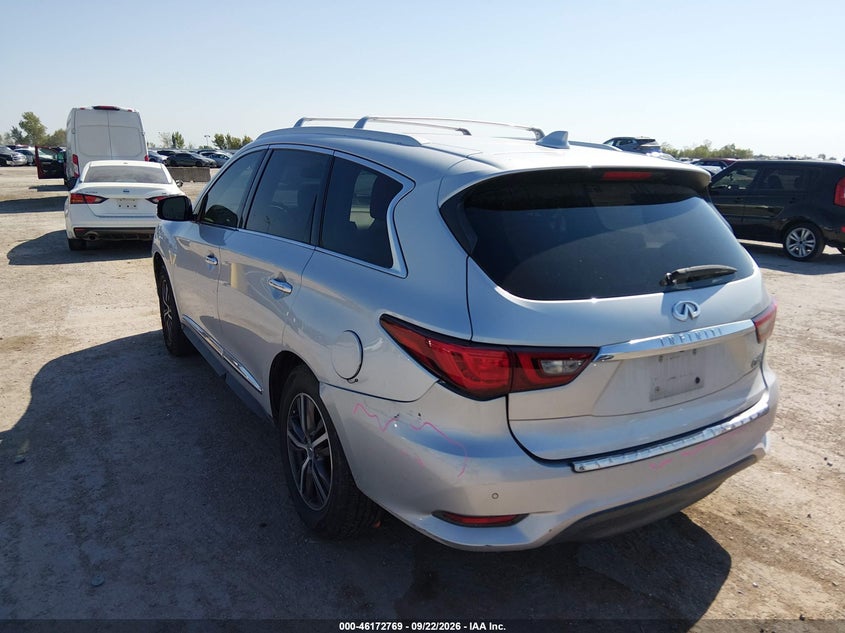 Vin: 5n1dl0mn3kc500357, lot: 46672612, infiniti qx60 luxe 20193