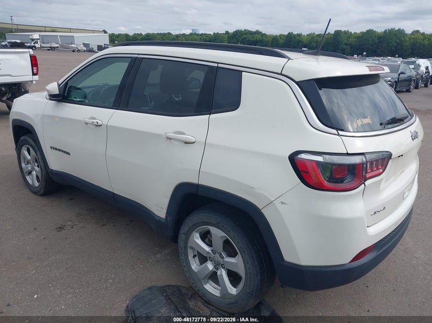 Vin: 3c4njdbbxjt393003, lot: 46672621, jeep compass latitude 4x4 20183