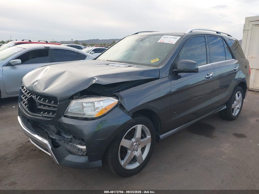 Vin: 4jgda5gb2fa544629, lot: 46672637, mercedes-benz ml 400 4matic 20152