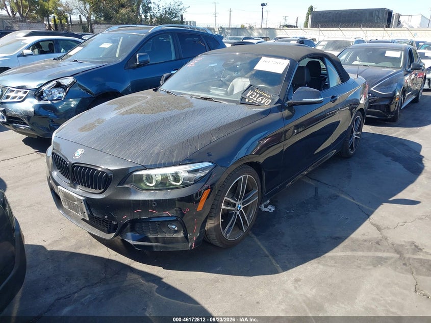 Vin: wba2m7c06l7d64176, lot: 46672655, bmw 230i 20202