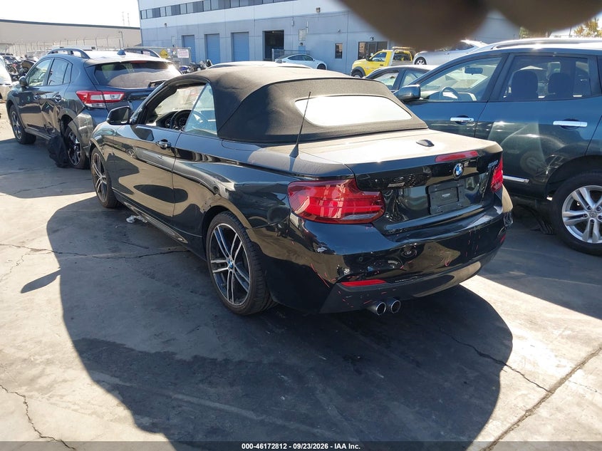 Vin: wba2m7c06l7d64176, lot: 46672655, bmw 230i 20203
