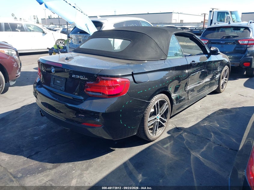 Vin: wba2m7c06l7d64176, lot: 46672655, bmw 230i 20204