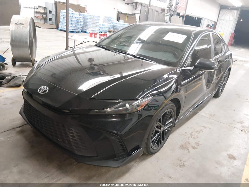 Vin: 4t1daack0su586918, lot: 46672686, toyota camry se 20252