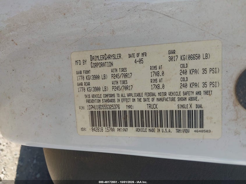 2005 DODGE RAM 1500 SLT/LARAMIE · Фото 9