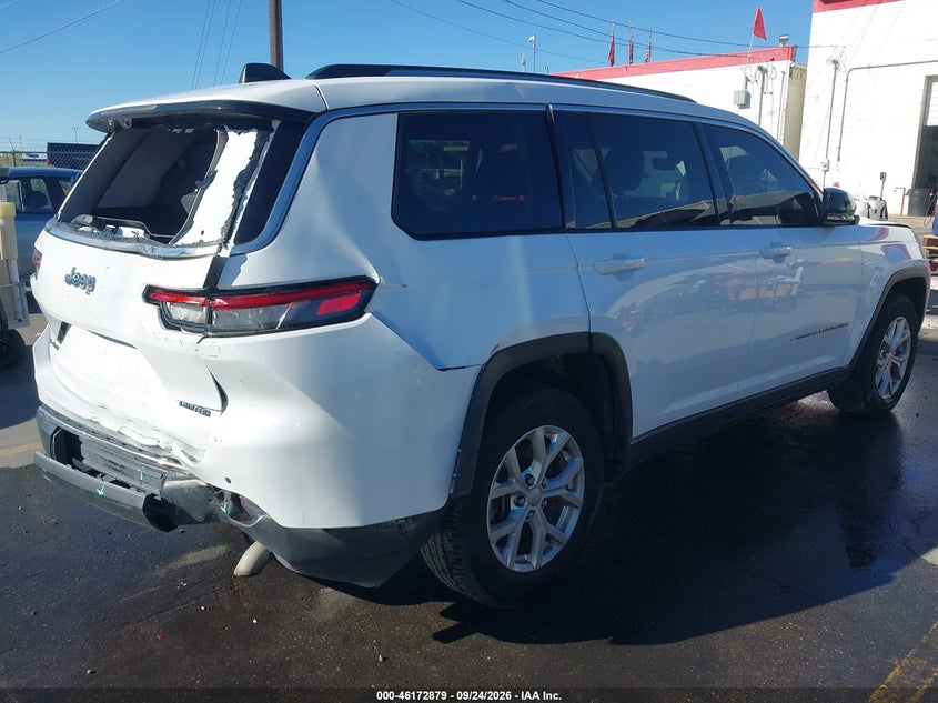 Vin: 1c4rjkbg3p8806534, lot: 46672722, jeep grand cherokee l limited 4x4 20234