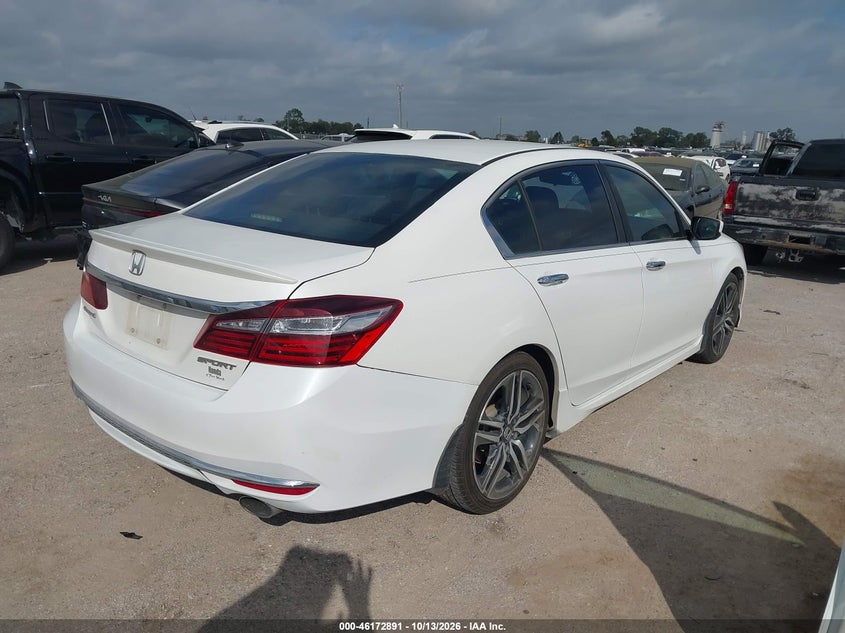Vin: 1hgcr2f50ha066881, lot: 46672734, honda accord sport 20174