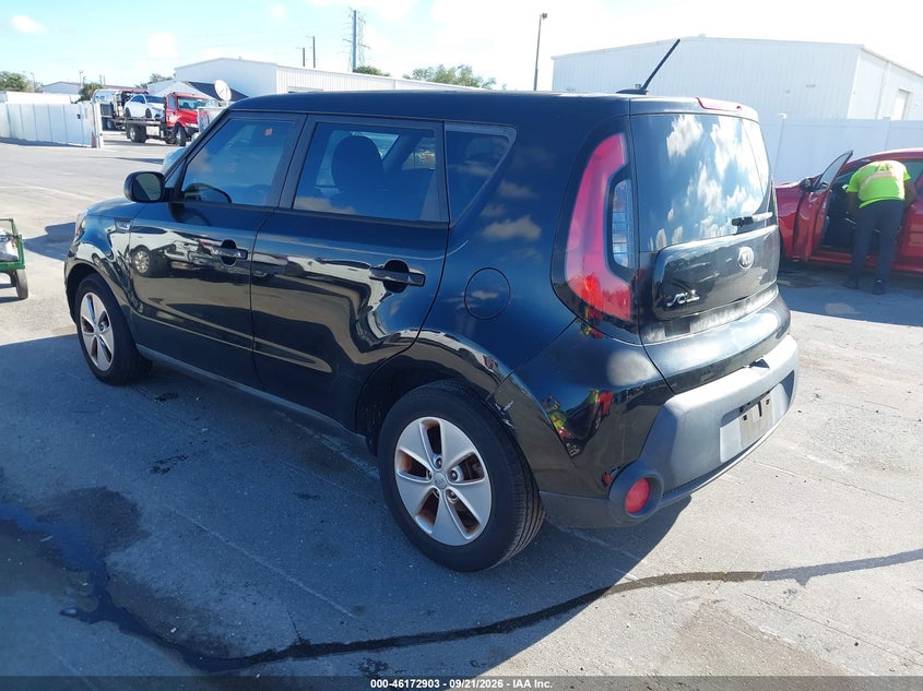 Vin: kndjn2a20f7805594, lot: 46672746, kia soul 20153