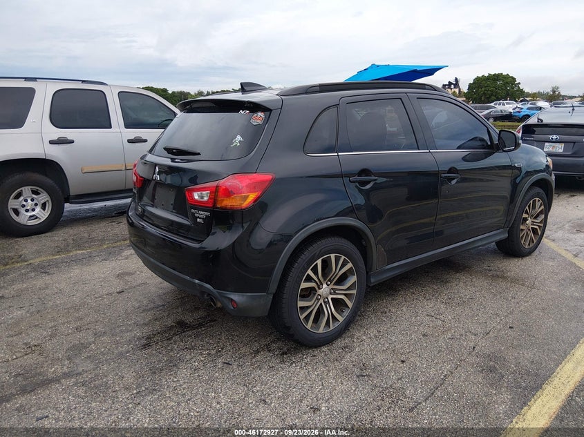 Vin: ja4ap4aw2hz017734, lot: 46672770, mitsubishi outlander sport 2.4 sel 20174