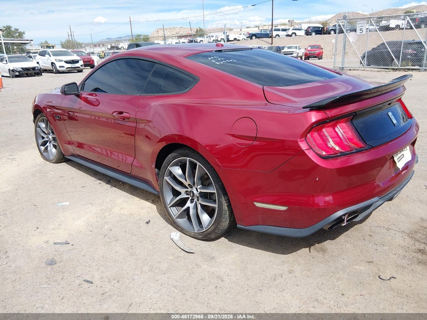 Vin: 1fa6p8cf6j5176307, lot: 46672809, ford mustang gt premium 20183
