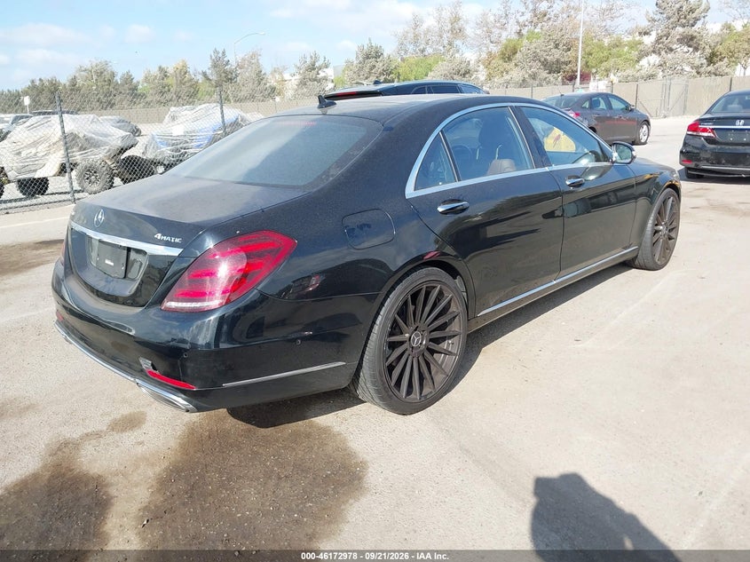 Vin: wddug6eb9ja349346, lot: 46672821, mercedes-benz s 450 4matic 20184