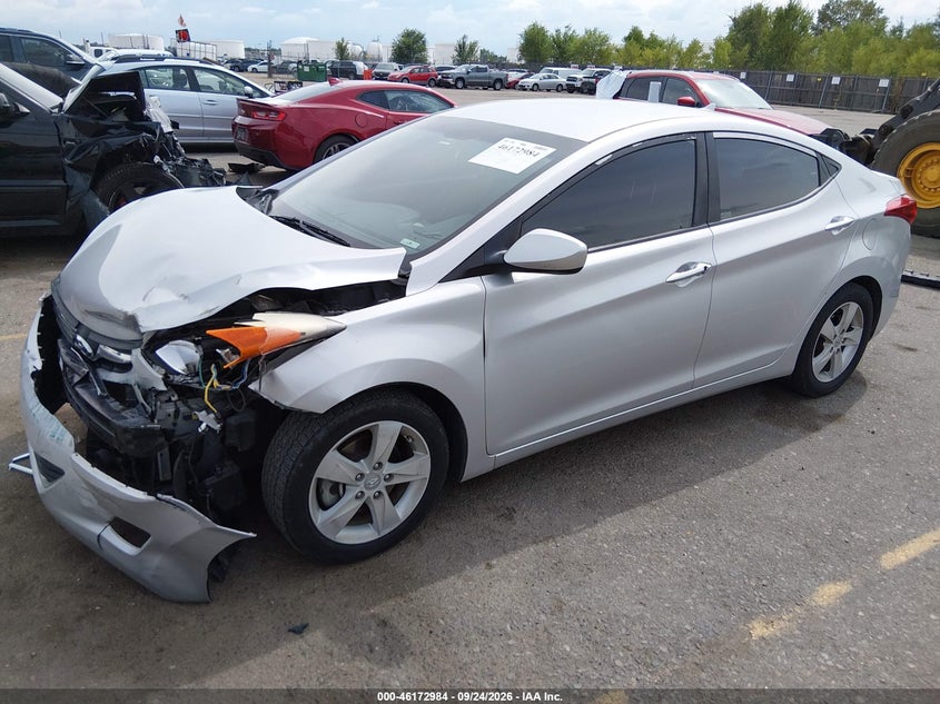 Vin: kmhdh4ae0du788882, lot: 46672827, hyundai elantra gls 20132