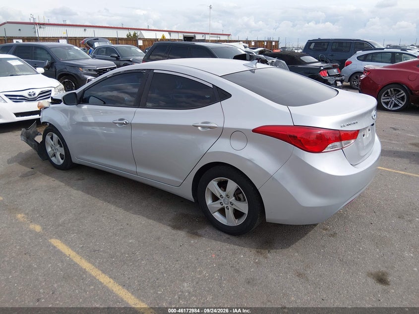 Vin: kmhdh4ae0du788882, lot: 46672827, hyundai elantra gls 20133