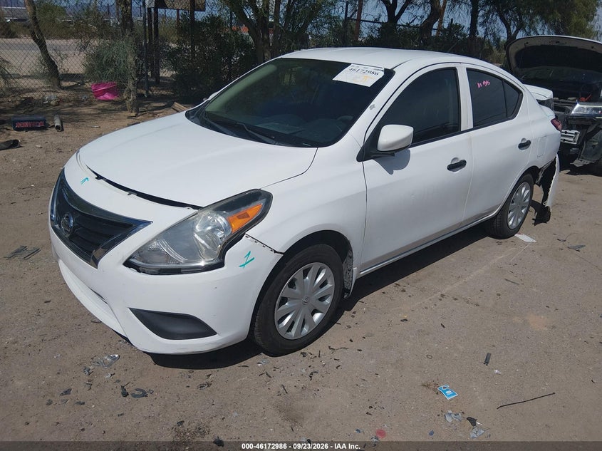 Vin: 3n1cn7ap8jl865373, lot: 46672829, nissan versa 1.6 s+ 20182
