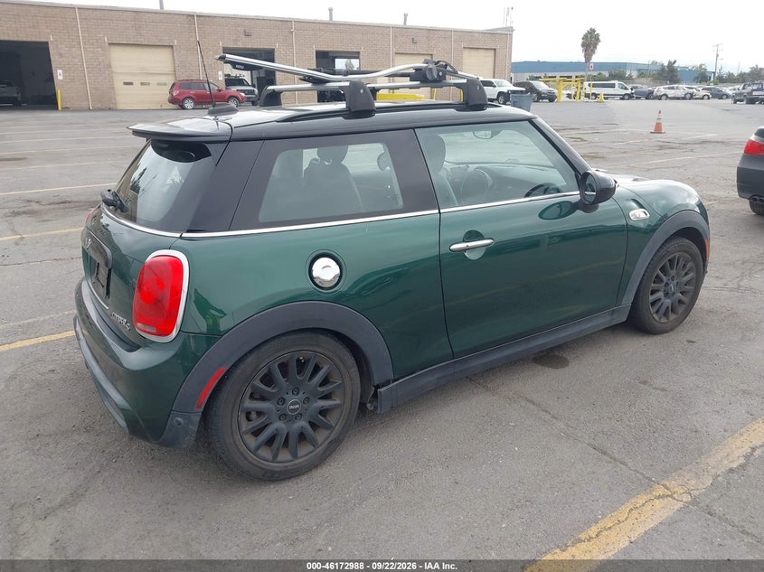 Vin: wmwxp7c50j2a48243, lot: 46672831, mini hardtop cooper s 20184