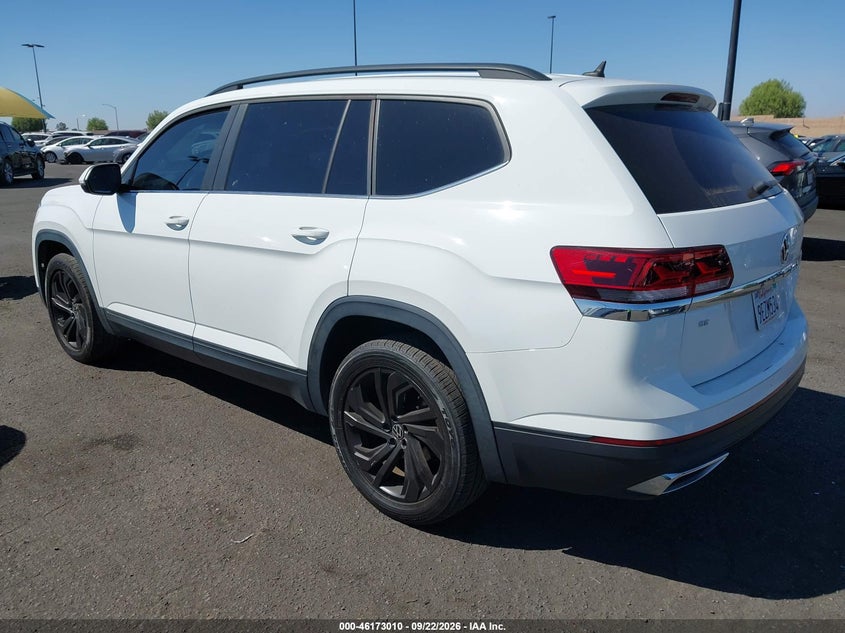 Vin: 1v2hr2ca0mc548785, lot: 46672853, volkswagen atlas 3.6l v6 se w/technology 20213