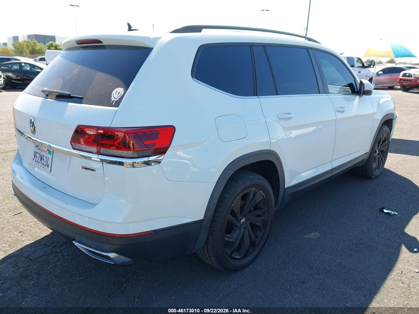 Vin: 1v2hr2ca0mc548785, lot: 46672853, volkswagen atlas 3.6l v6 se w/technology 20214