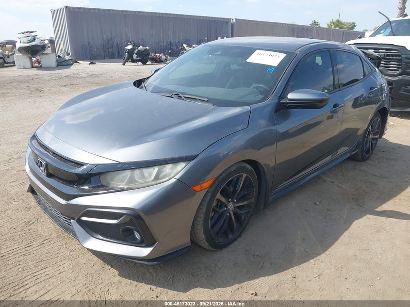 Vin: shhfk7h44mu218680, lot: 46672866, honda civic sport 20212