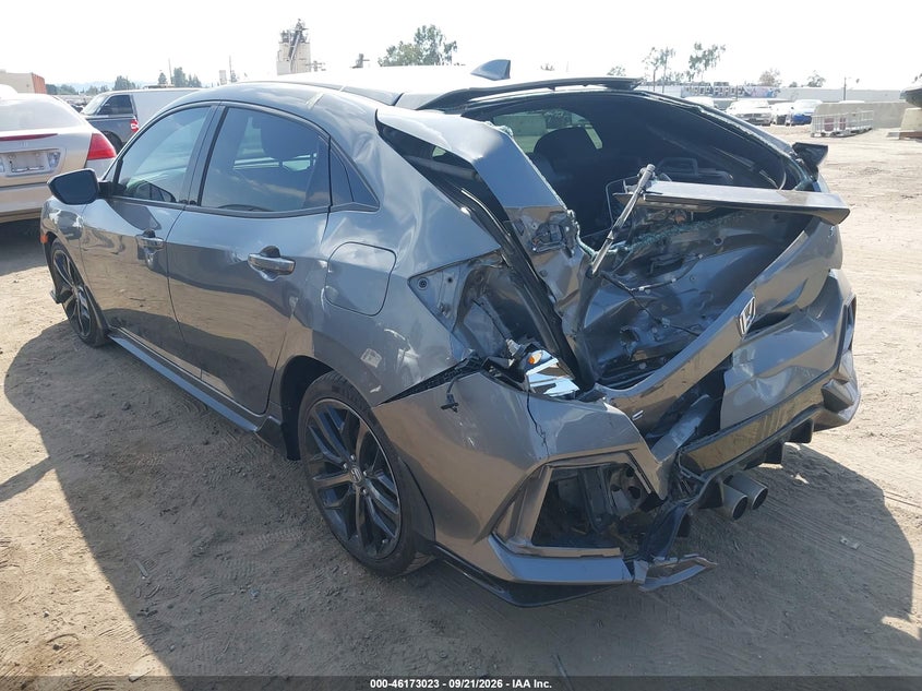 Vin: shhfk7h44mu218680, lot: 46672866, honda civic sport 20213