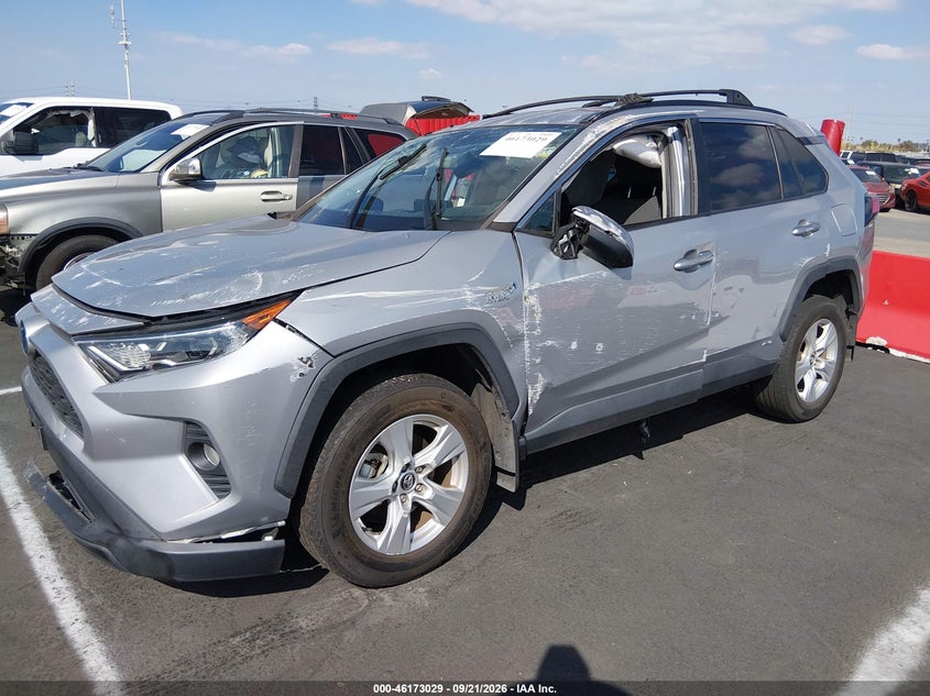 Vin: 2t3rwrfv1lw086027, lot: 46672872, toyota rav4 hybrid xle 20202
