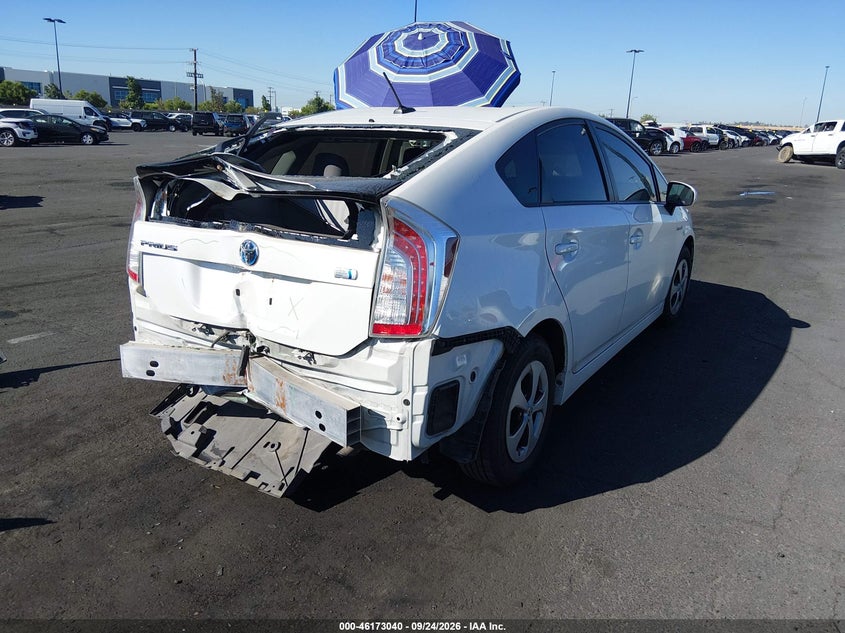 Vin: jtdkn3du9d5701766, lot: 46672883, toyota prius three 20134