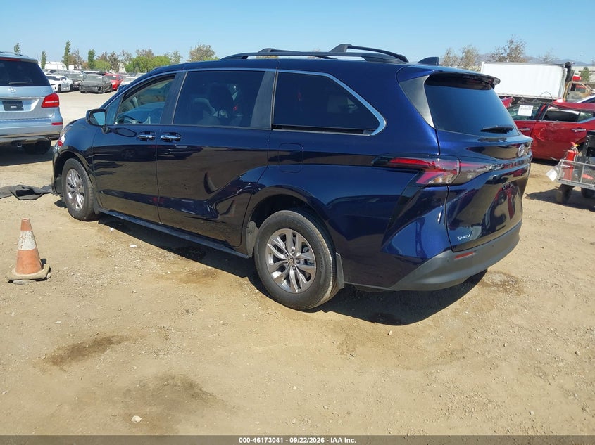 Vin: 5tdyrkec0ts325465, lot: 46672884, toyota sienna xle 20263