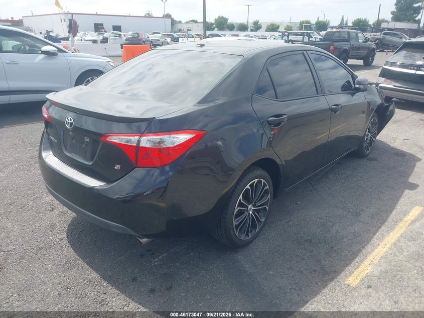 Vin: 5yfburhe2fp326611, lot: 46672890, toyota corolla s premium 20154
