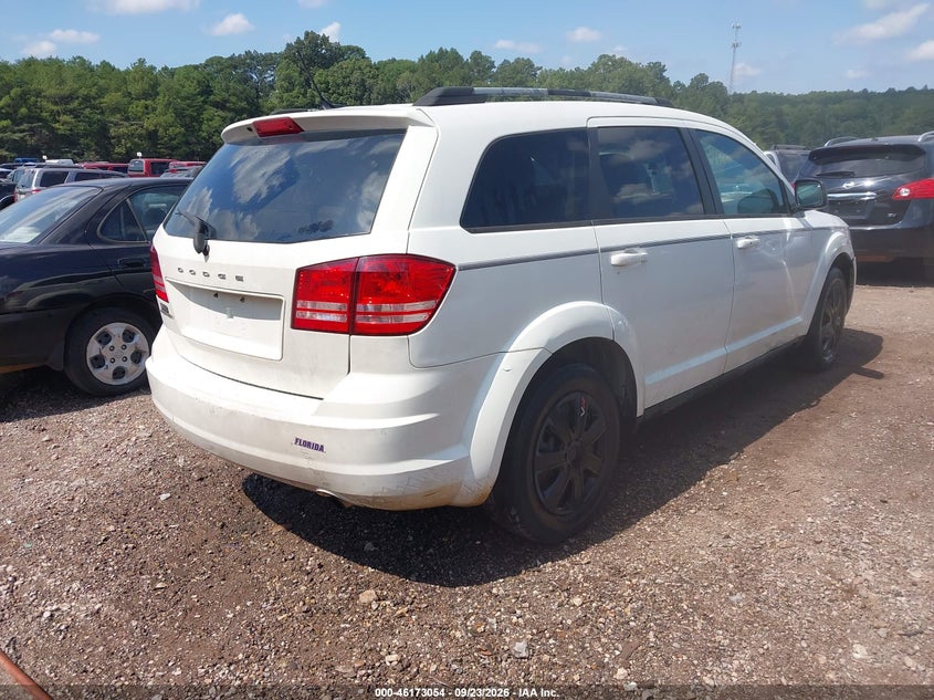 Vin: 3c4pdcab6ht705016, lot: 46672897, dodge journey se 20174