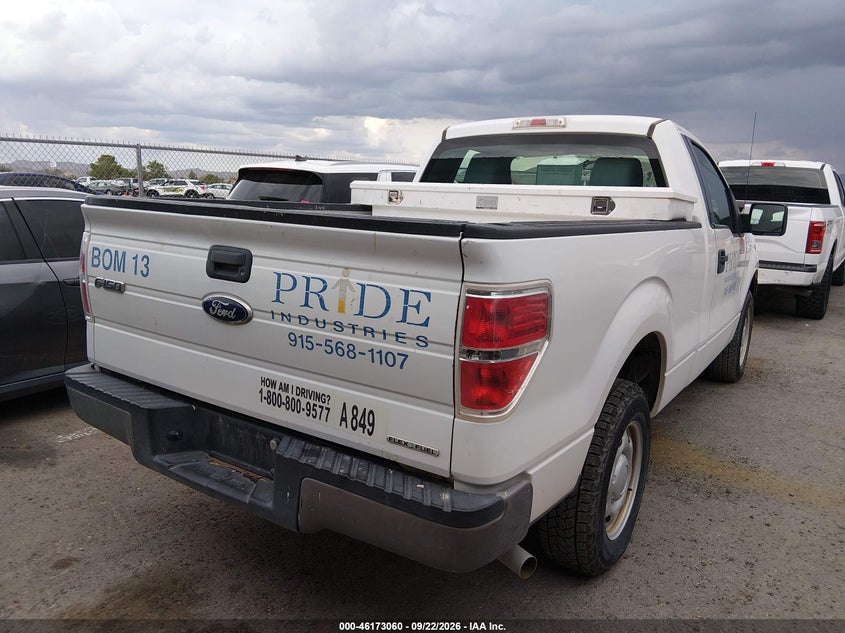 Vin: 1ftmf1cm7bfd09727, lot: 46672903, ford f-150 xl 20114