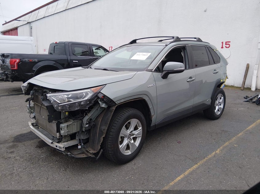 Vin: 2t3rwrfv7kw024940, lot: 46672912, toyota rav4 hybrid xle 20192
