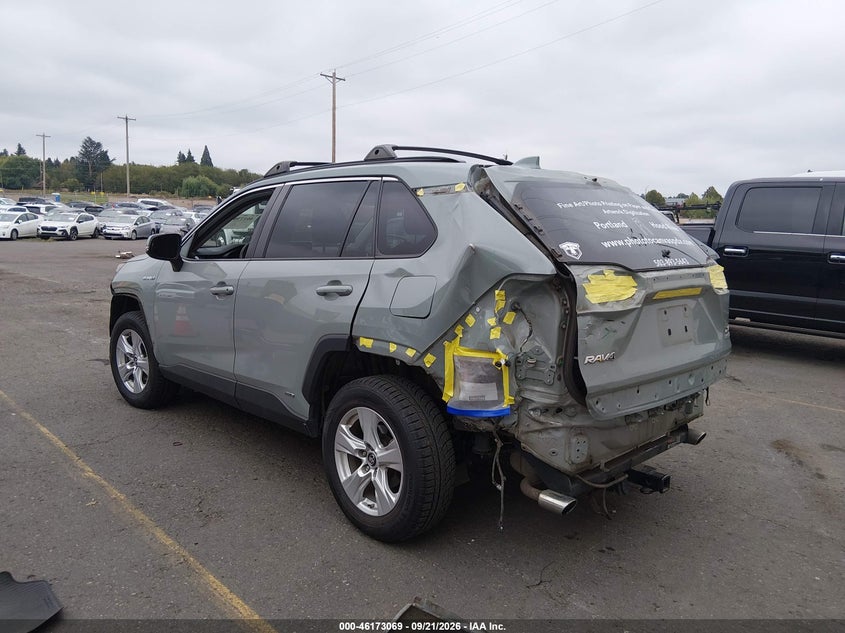 Vin: 2t3rwrfv7kw024940, lot: 46672912, toyota rav4 hybrid xle 20193