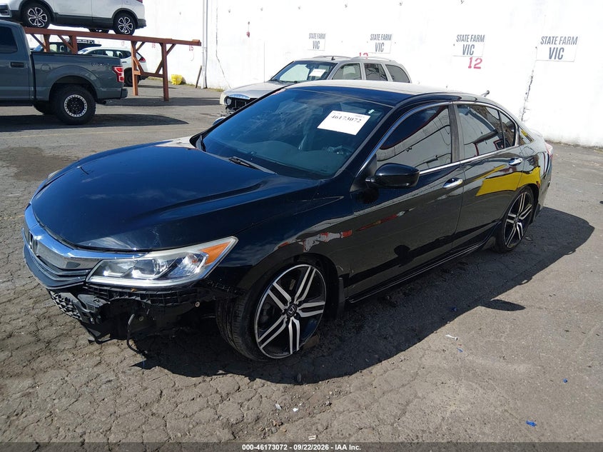 Vin: 1hgcr2f57ga023878, lot: 46672915, honda accord sport 20162