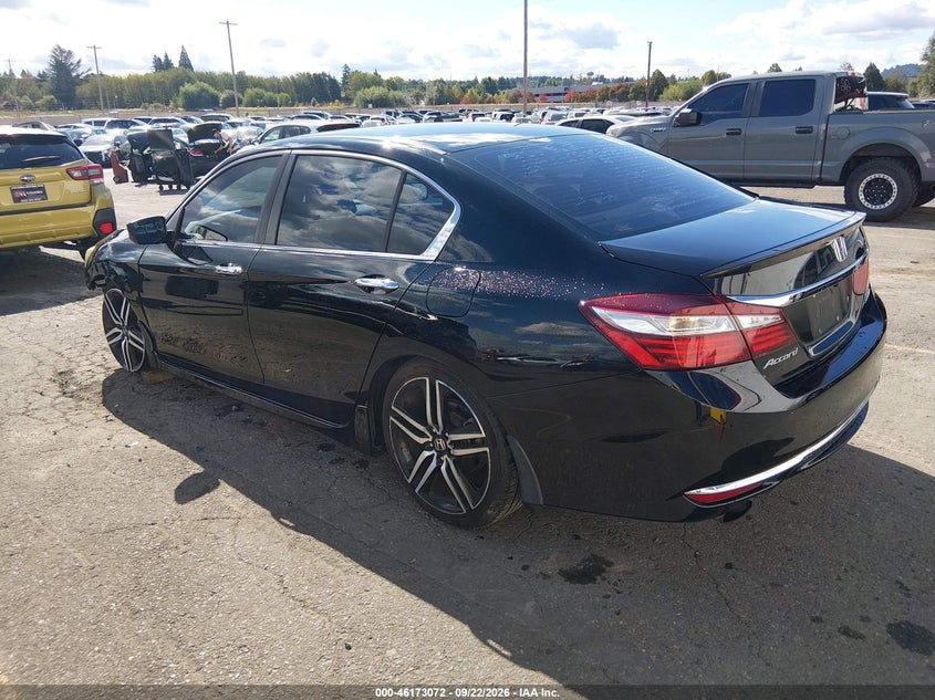 Vin: 1hgcr2f57ga023878, lot: 46672915, honda accord sport 20163