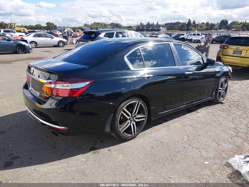 Vin: 1hgcr2f57ga023878, lot: 46672915, honda accord sport 20164
