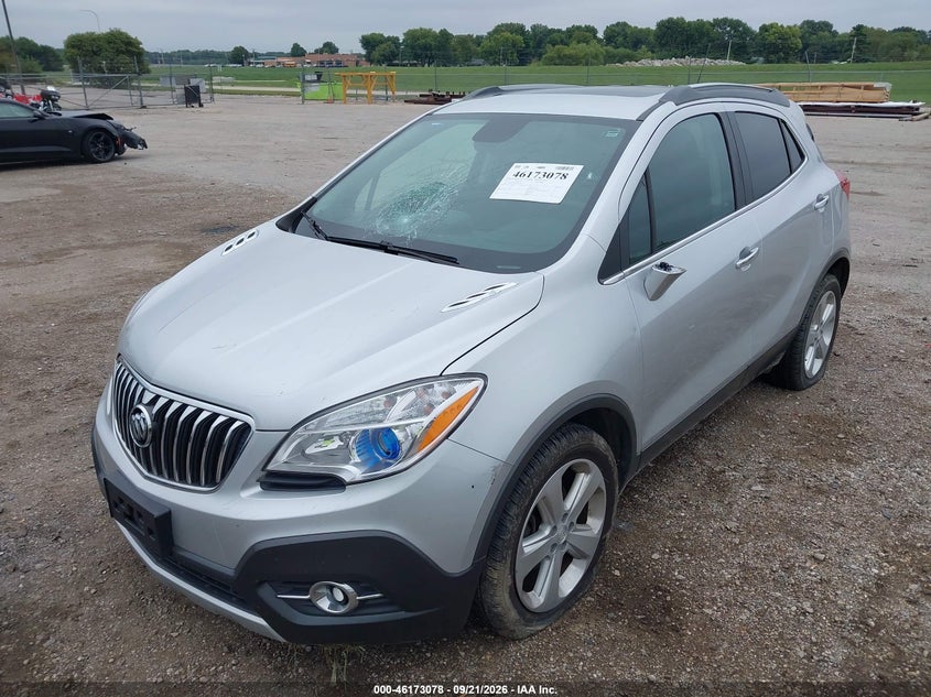 Vin: kl4cjbsb1fb256644, lot: 46672921, buick encore convenience 20152