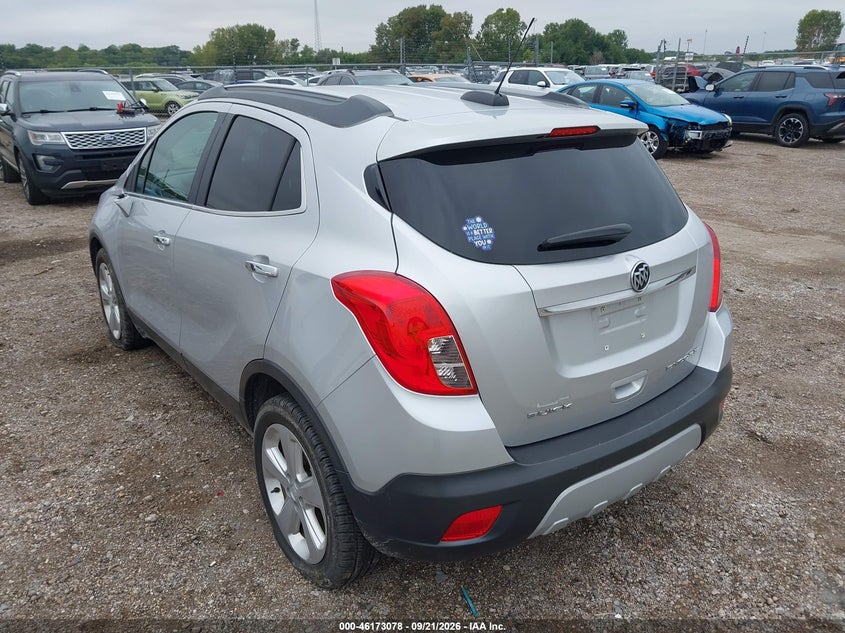 Vin: kl4cjbsb1fb256644, lot: 46672921, buick encore convenience 20153