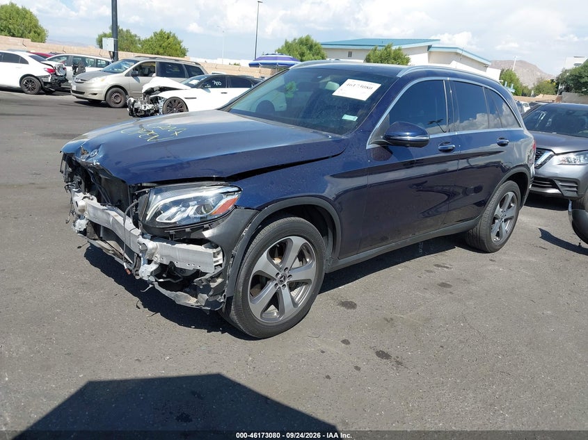 Vin: wdc0g4jbxkv141161, lot: 46672923, mercedes-benz glc 300 20192