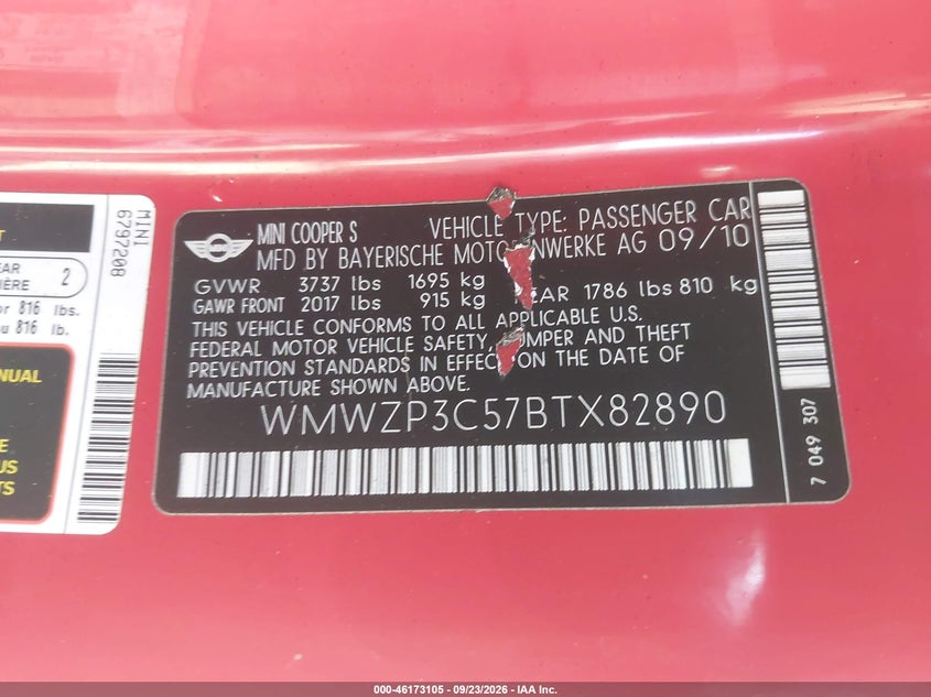 2011 MINI COOPER S · Фото 9