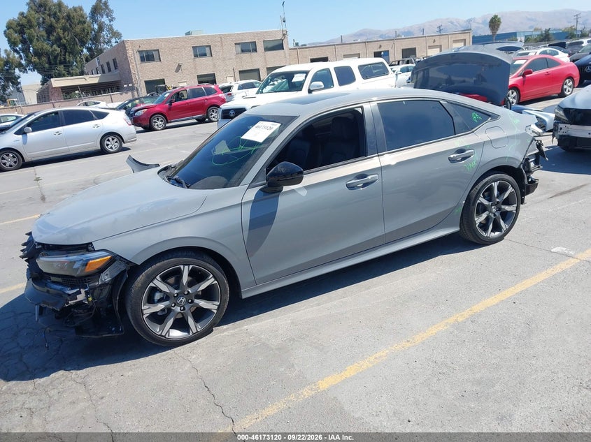 Vin: 2hgfe4f87th352641, lot: 46672963, honda civic hybrid sport/sport touring 20262