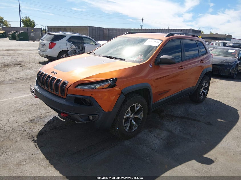 2016 Jeep Cherokee, Удар спереду, IAAI, VIN 1C4PJMBS2GW154444 — фото 2