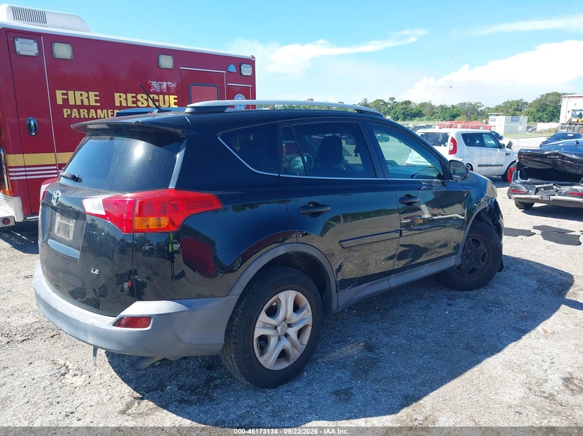Vin: 2t3zfrev9fw134086, lot: 46672977, toyota rav4 le 20154