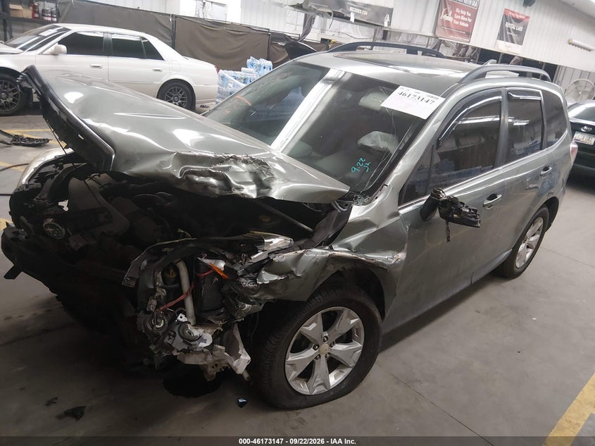2016 Subaru Forester, Удар спереду, IAAI, VIN JF2SJAHC4GH525473 — фото 2