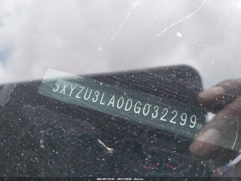 HYUNDAI SANTA FE 2013 VIN 5XYZU3LA0DG032299