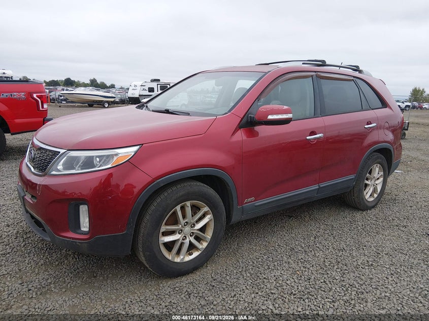 Vin: 5xyktda68eg471955, lot: 46673007, kia sorento lx 20142