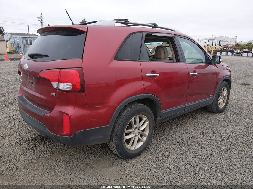 Vin: 5xyktda68eg471955, lot: 46673007, kia sorento lx 20144