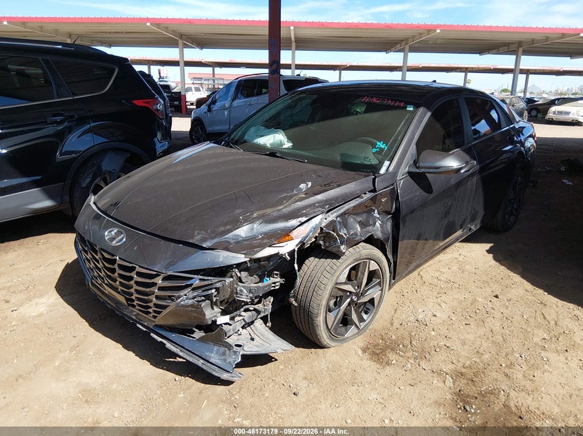 Vin: 5npln4ag7mh039548, lot: 46673022, hyundai elantra sel 20212